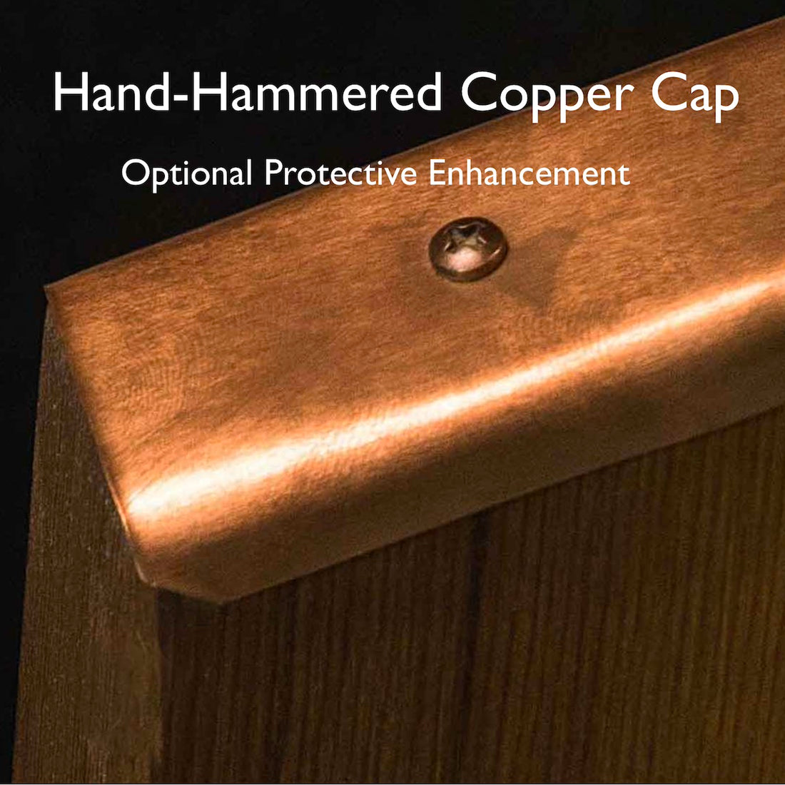 Hand-Hammered Copper Caps: Protection and Style