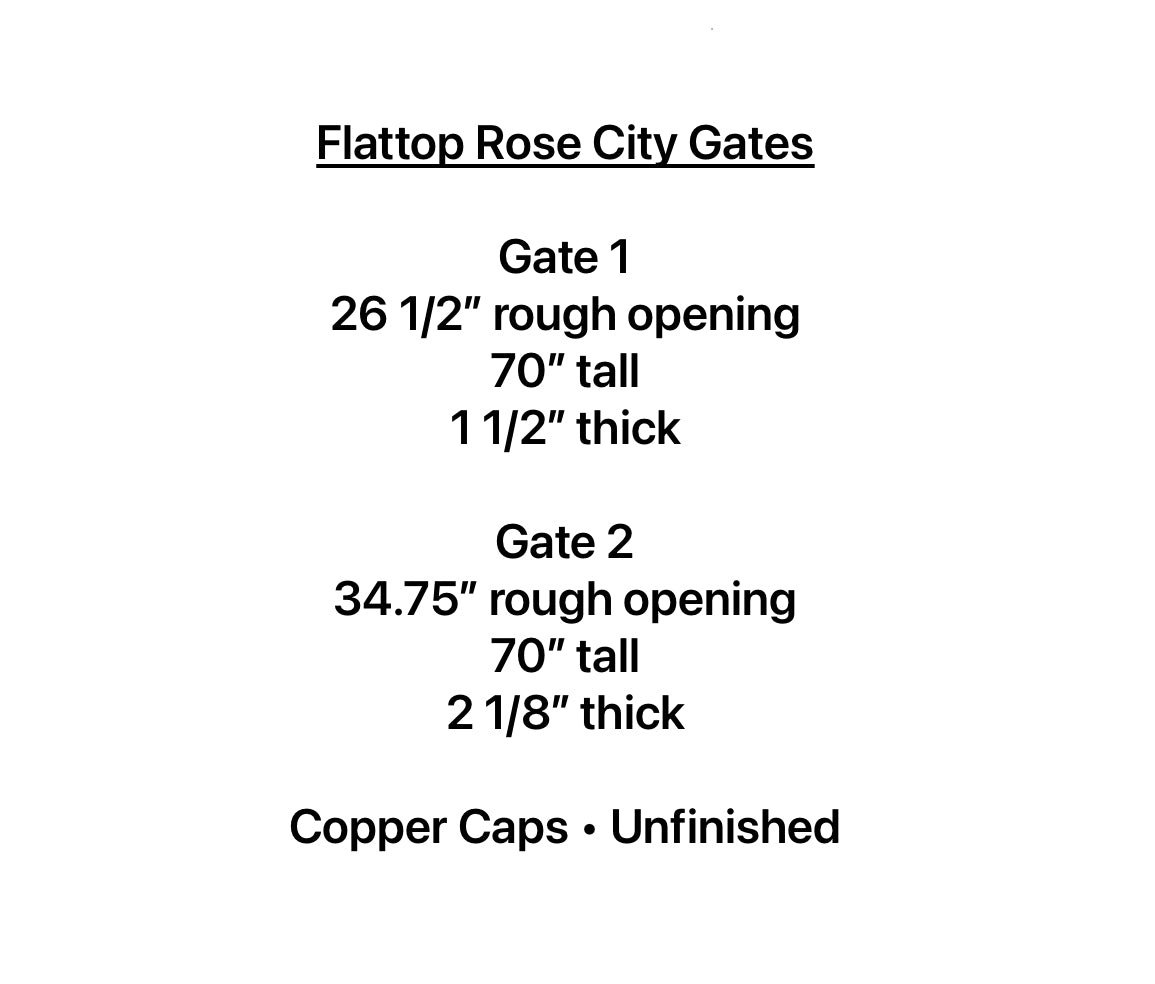 Rose City Custom Wood Gate Package (P112-AND)