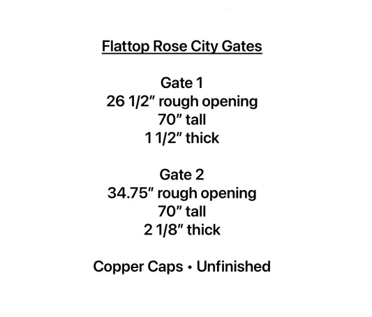 Rose City Custom Wood Gate Package (P112-AND)